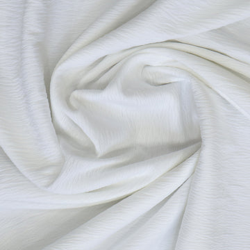 Silky Plain Poly Snake Crape Fabric